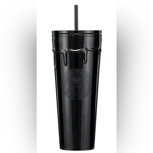 Starbucks Black Slime Cup New 2024 Halloween OOZE High Gloss Tumbler Venti 24oz - Picture 14 of 14